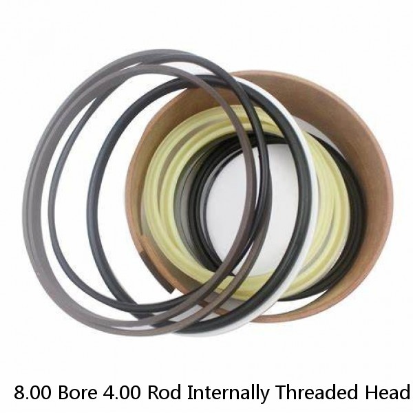 8.00 Bore 4.00 Rod Internally Threaded Head Seal Kit